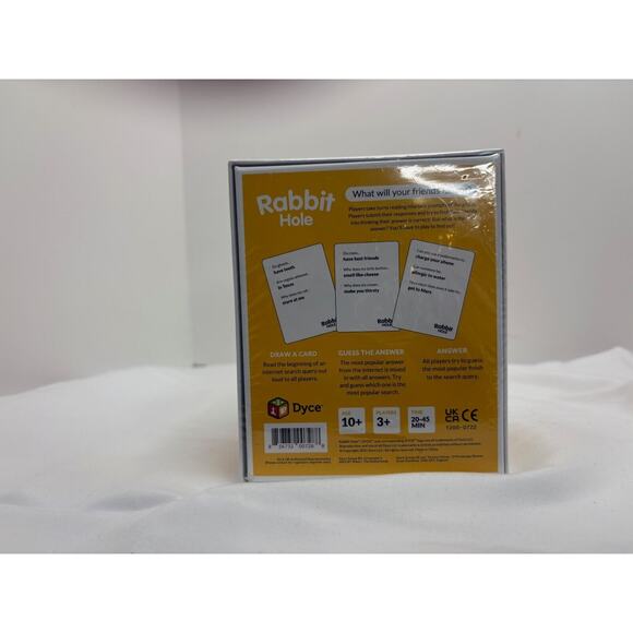 RABBIT HOLE - The What Will Your Friends Fall for? Party Game - NIP! - Picture 2 of 4